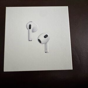 Apple AirPods Packaging in White